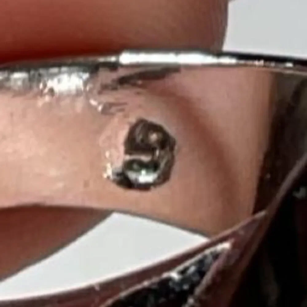 Vintage Lia Sophia Crystal Pave Shield Ring